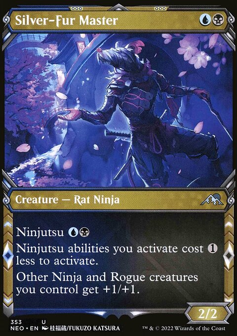 Silver-Fur Master (Showcase Ninja) [Kamigawa: Neon Dynasty]