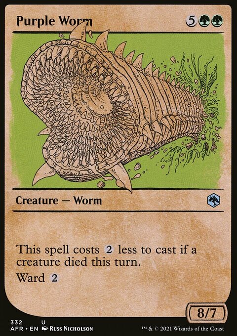 Purple Worm (Showcase) [Dungeons & Dragons: Adventures in the Forgotten Realms]