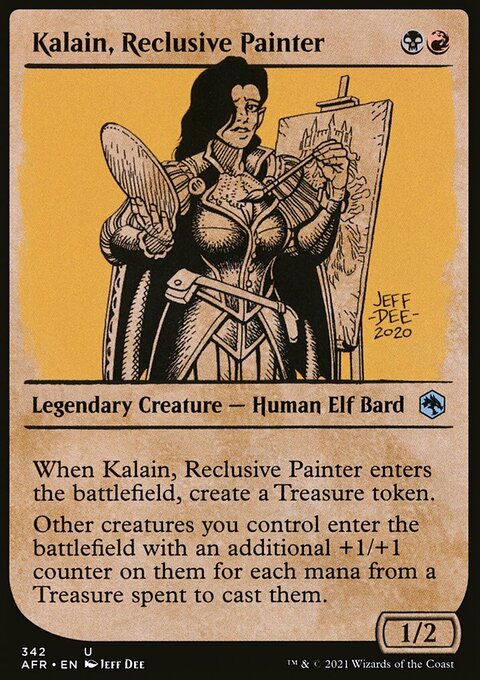 Kalain, Reclusive Painter (Showcase) [Dungeons & Dragons: Adventures in the Forgotten Realms]