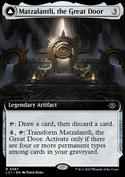 Matzalantli, the Great Door // The Core (Extended Art) [The Lost Caverns of Ixalan]