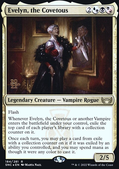 Evelyn, the Covetous [Streets of New Capenna Prerelease Promos]