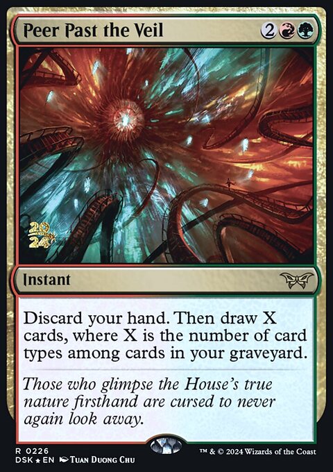 Peer Past the Veil [Duskmourn: House of Horror Prerelease Promos]