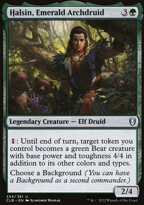 Halsin, Emerald Archdruid [Commander Legends: Battle for Baldur's Gate]