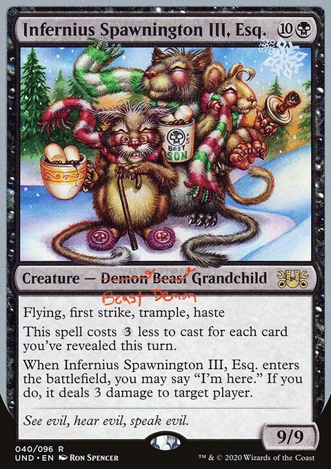 Infernius Spawnington III, Esq. [Unsanctioned]