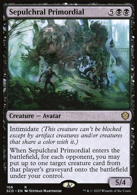 Sepulchral Primordial [Starter Commander Decks]