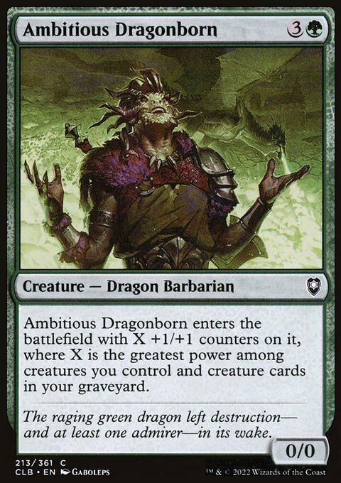Ambitious Dragonborn [Commander Legends: Battle for Baldur's Gate]