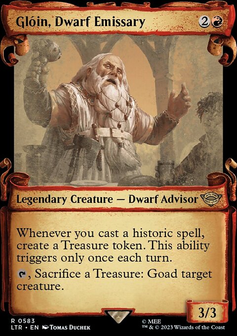 Gloin, Dwarf Emissary [The Lord of the Rings: Tales of Middle-Earth Showcase Scrolls]