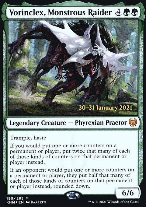 Vorinclex, Monstrous Raider [Kaldheim Prerelease Promos]