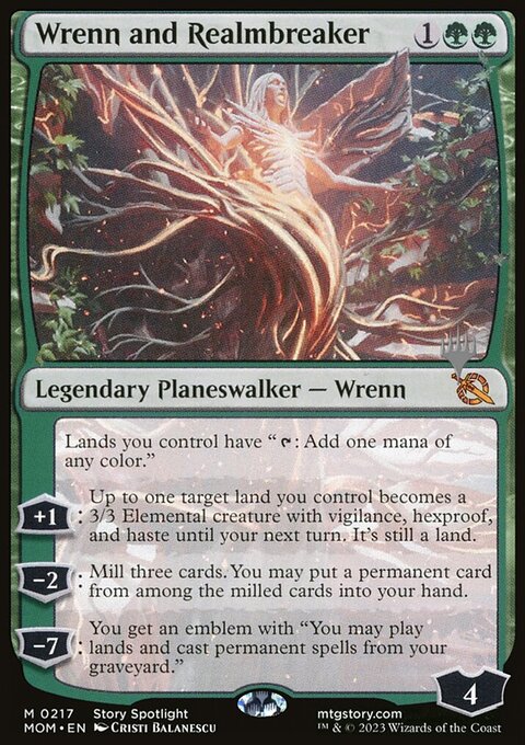 Wrenn and Realmbreaker (Promo Pack) [March of the Machine Promos]