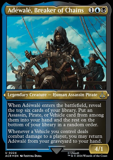 Adewale, Breaker of Chains (Foil Etched) [Assassin's Creed]