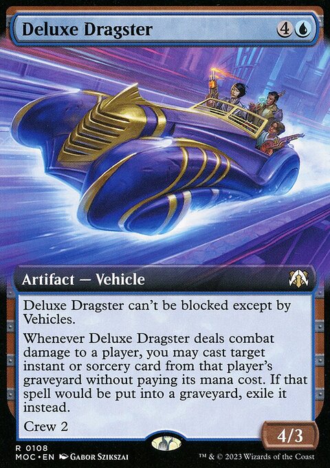 Deluxe Dragster (Extended Art) [March of the Machine Commander]
