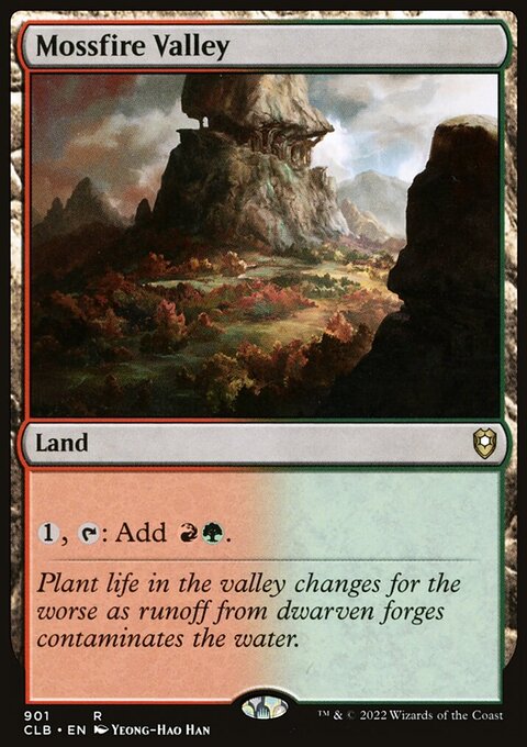 Mossfire Valley [Commander Legends: Battle for Baldur's Gate]