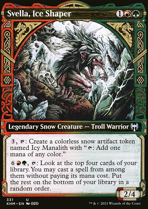 Svella, Ice Shaper (Showcase) [Kaldheim]