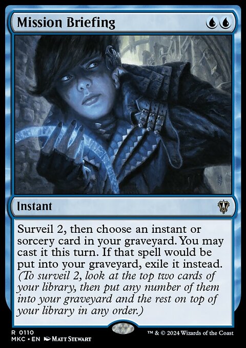 Mission Briefing [Murders at Karlov Manor Commander]