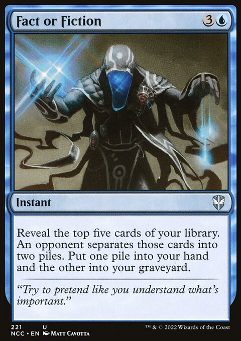 Fact or Fiction [Streets of New Capenna Commander]