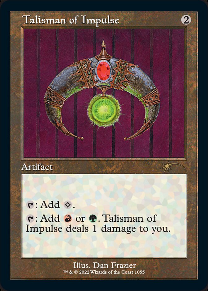 Talisman of Impulse (Foil Etched) [Secret Lair Drop Series]