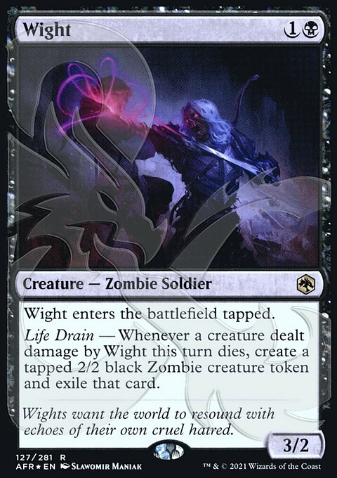 Wight (Ampersand Promo) [Dungeons & Dragons: Adventures in the Forgotten Realms Promos]