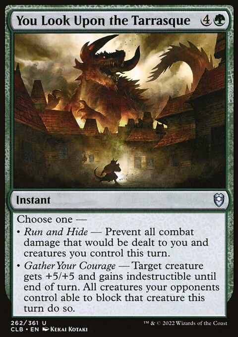 You Look Upon the Tarrasque [Commander Legends: Battle for Baldur's Gate]