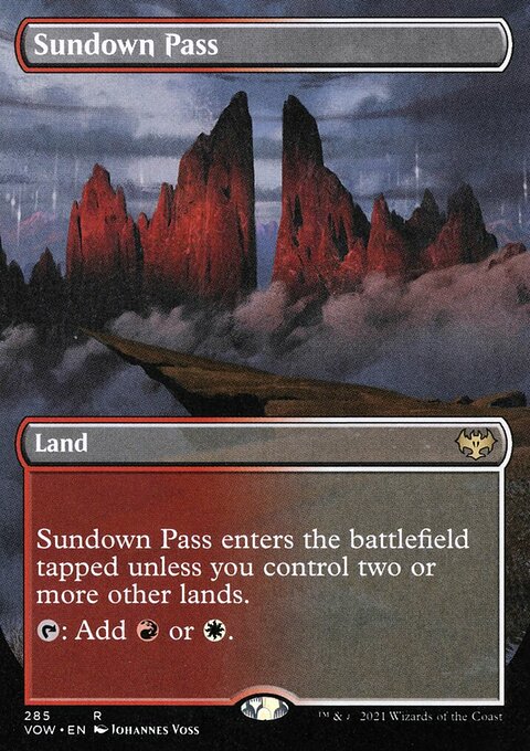 Sundown Pass (Borderless Alternate Art) [Innistrad: Crimson Vow]