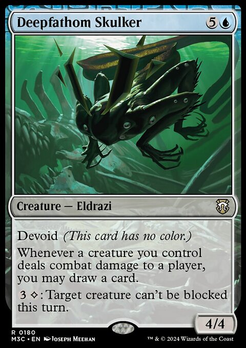 Deepfathom Skulker (Ripple Foil) [Modern Horizons 3 Commander]