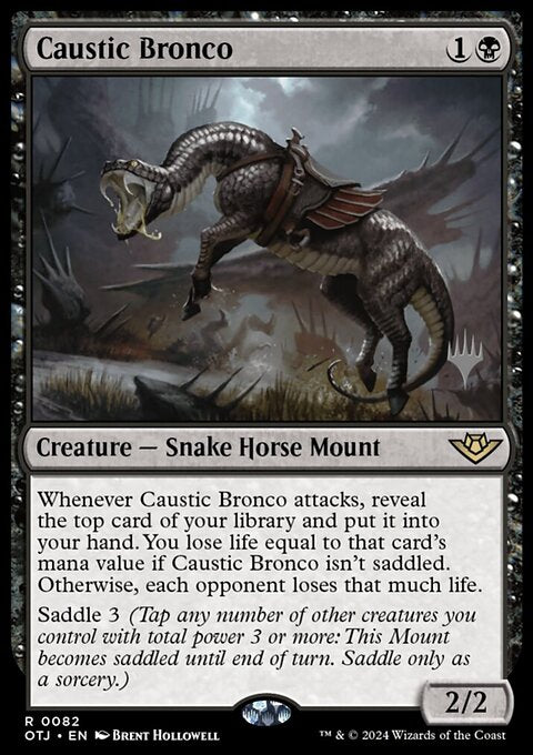 Caustic Bronco (Promo Pack) [Outlaws of Thunder Junction Promos]