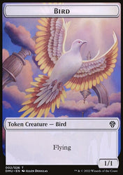 Bird (002) // Elemental Double-Sided Token [Dominaria United Tokens]