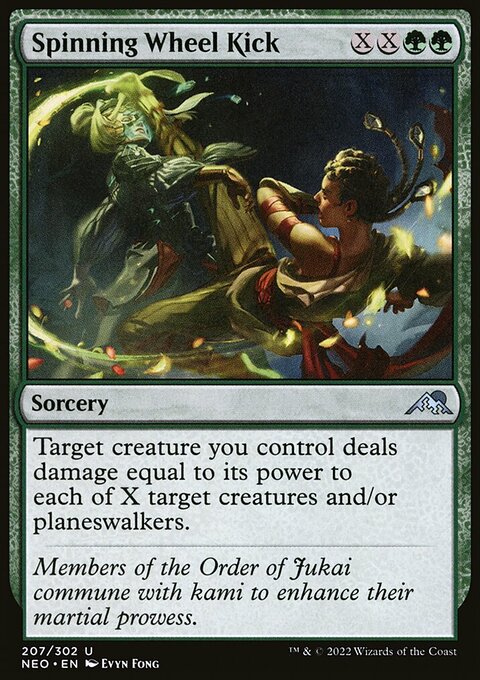 Spinning Wheel Kick [Kamigawa: Neon Dynasty]