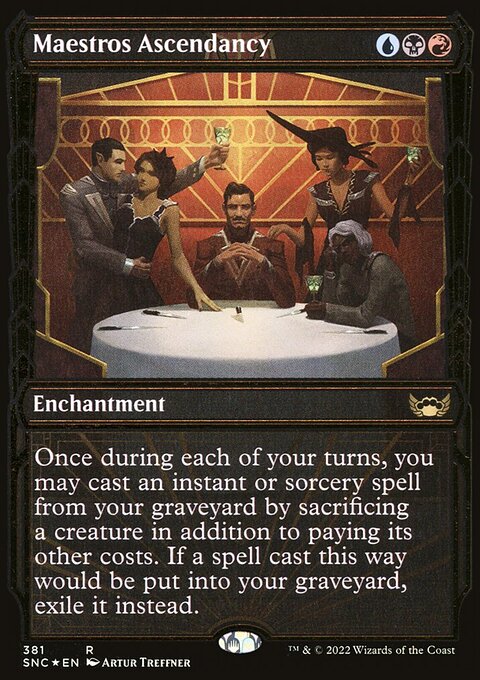 Maestros Ascendancy (Showcase Golden Age Gilded Foil) [Streets of New Capenna]