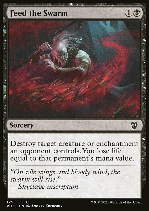 Feed the Swarm [Innistrad: Crimson Vow Commander]