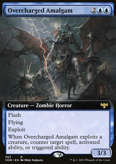 Overcharged Amalgam (Extended Art) [Innistrad: Crimson Vow]