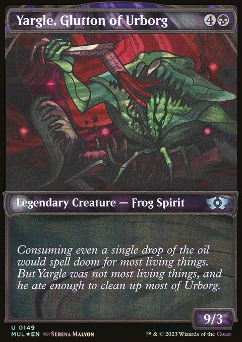 Yargle, Glutton of Urborg (Halo Foil) [Multiverse Legends]