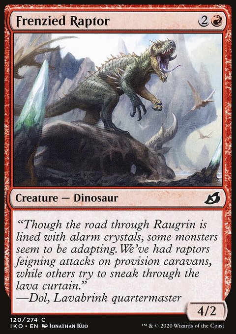 Frenzied Raptor [Ikoria: Lair of Behemoths]