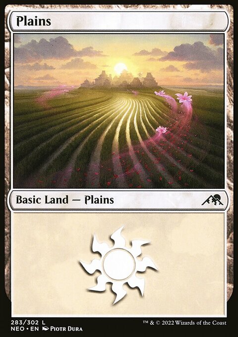 Plains (283) [Kamigawa: Neon Dynasty]