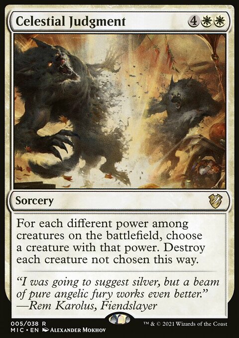Celestial Judgment [Innistrad: Midnight Hunt Commander]