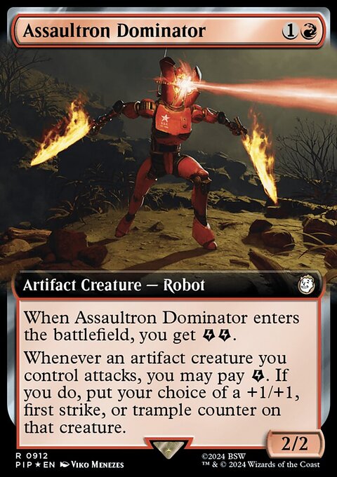 Assaultron Dominator (Extended Art) (Surge Foil) [Fallout]