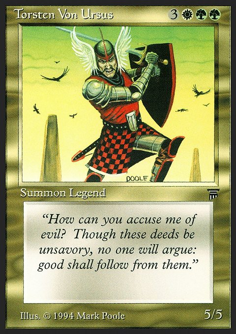 Torsten Von Ursus [Legends]