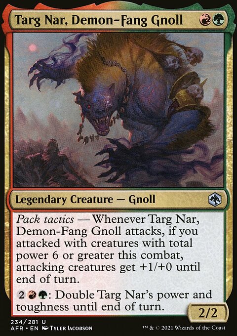 Targ Nar, Demon-Fang Gnoll [Dungeons & Dragons: Adventures in the Forgotten Realms]