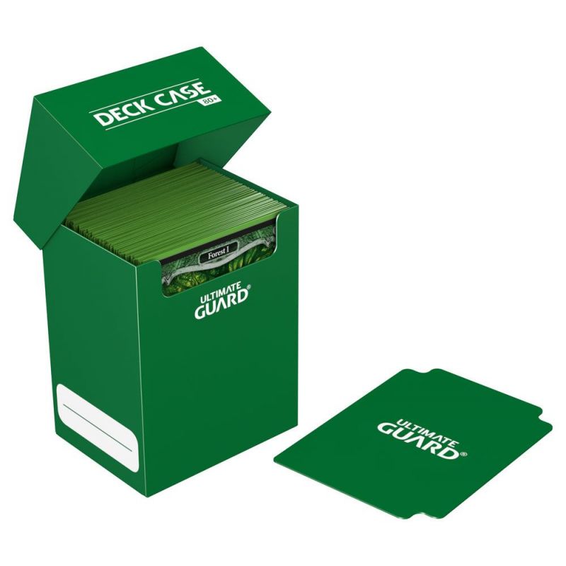 Ultimate Guard Deck Case 80+ Standard Size Green Deck Box