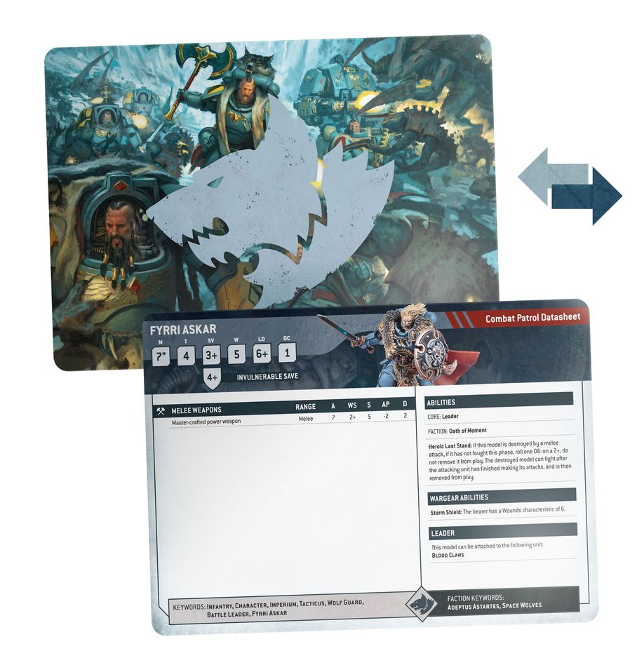 Warhammer 40,000: Datasheet Cards: Space Wolves