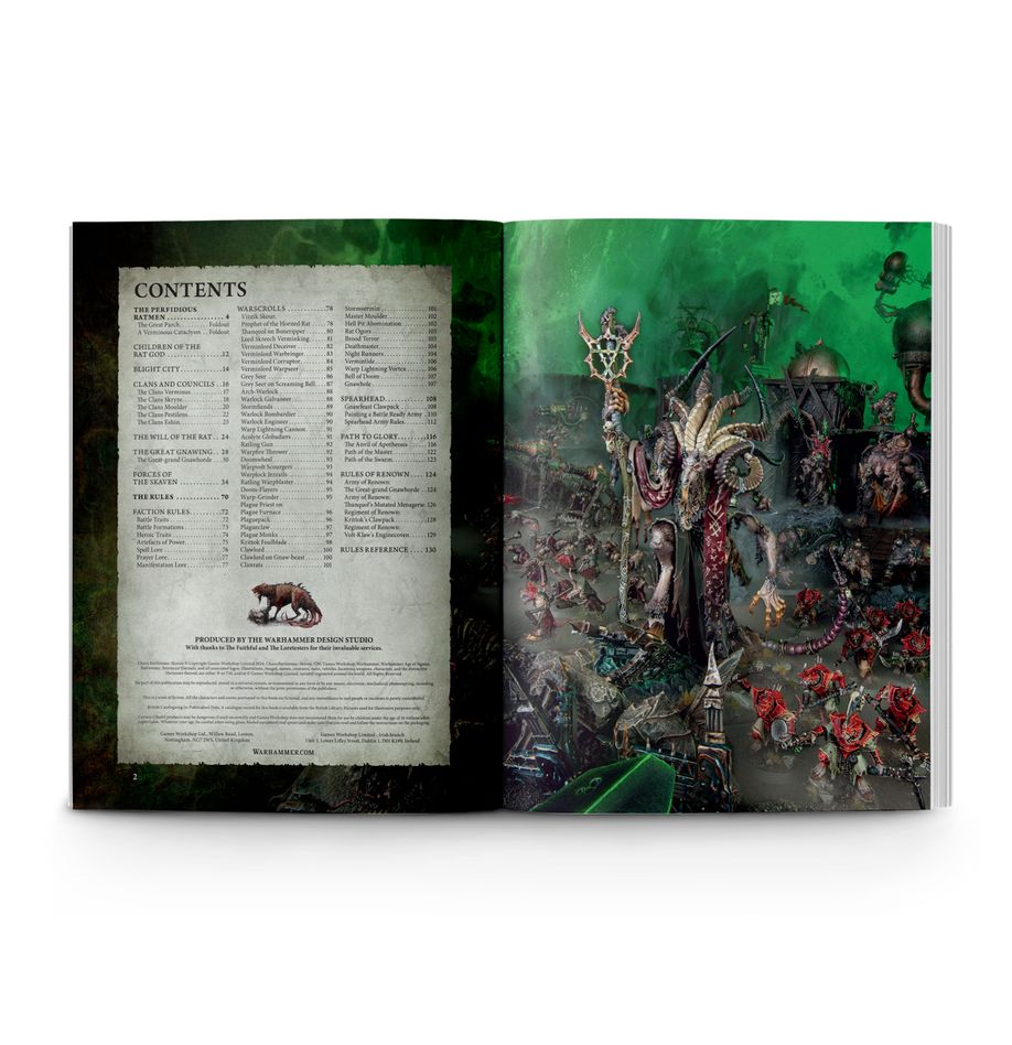 Age of Sigmar: Chaos Battletome: Skaven 4th Ed