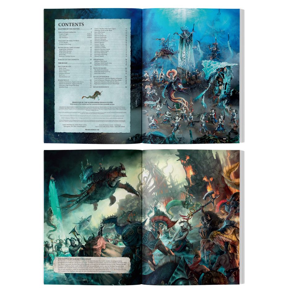 Age of Sigmar Order Battletome: Idoneth Deepkin