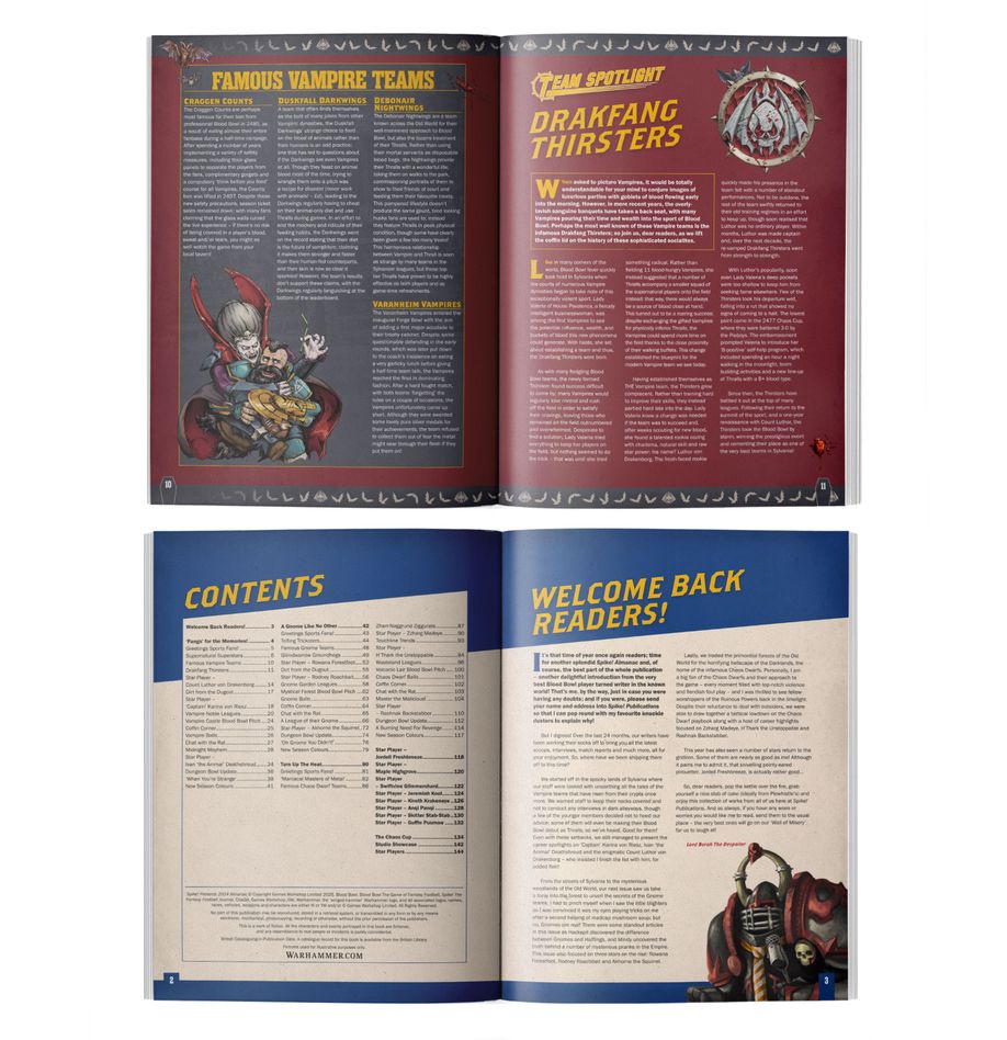 Blood Bowl: Spike! Presents – 2024 Almanac!