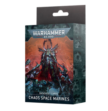 Warhammer 40,000: Datasheet Cards: Chaos Space Marines - PRE-ORDER 25th MAY