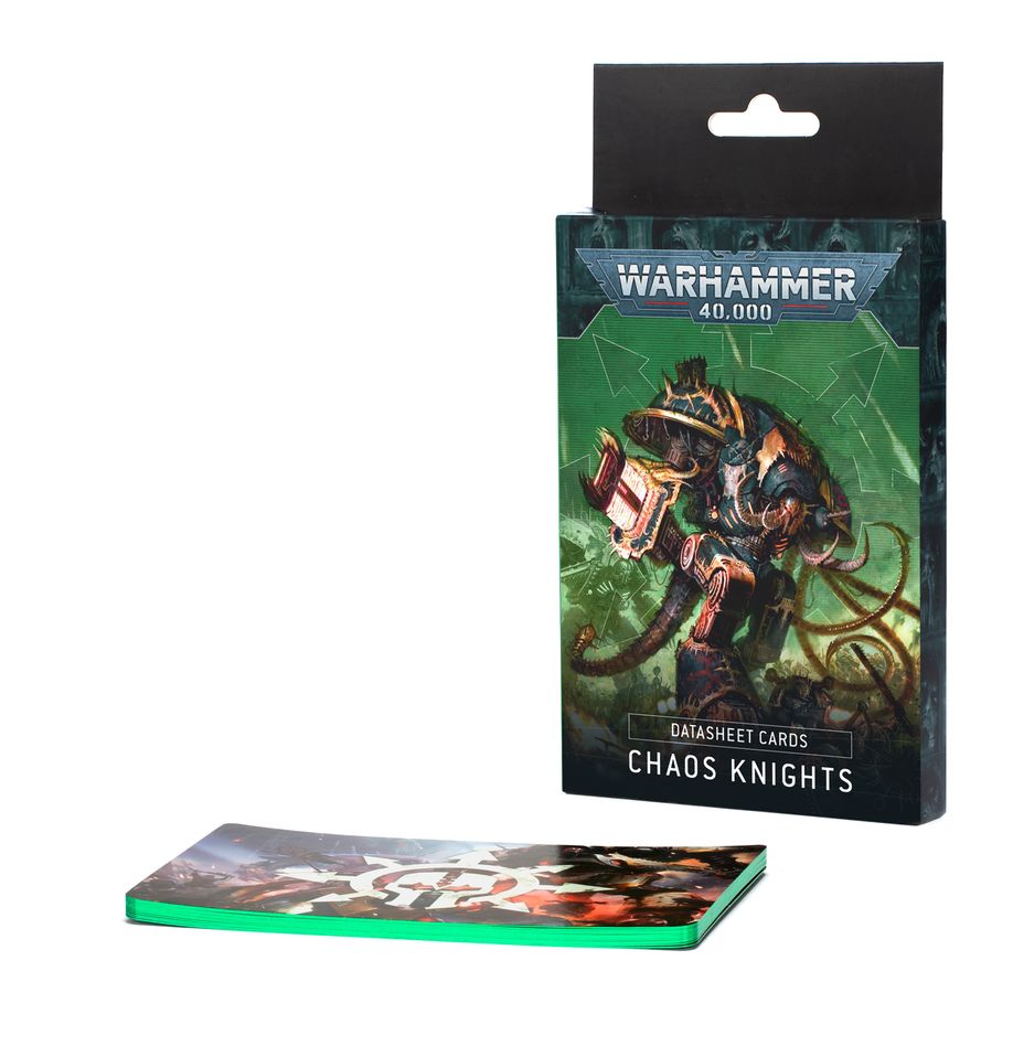 Warhammer 40,000: Datasheet Cards: Chaos Knights