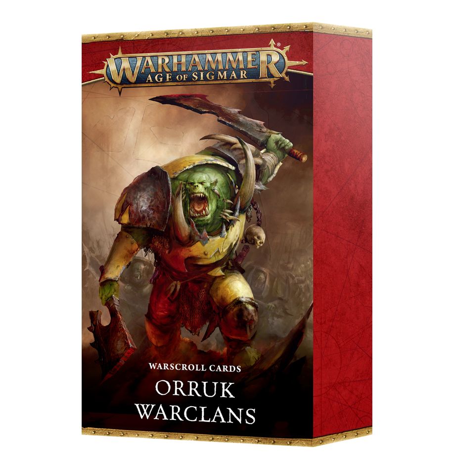 Age of Sigmar: Warscroll Cards: Orruk Warclans