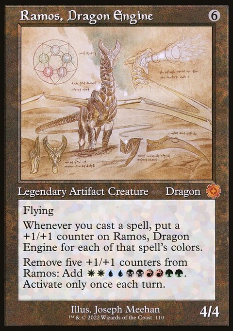 Ramos, Dragon Engine (Retro Schematic) [The Brothers' War Retro Artifacts]