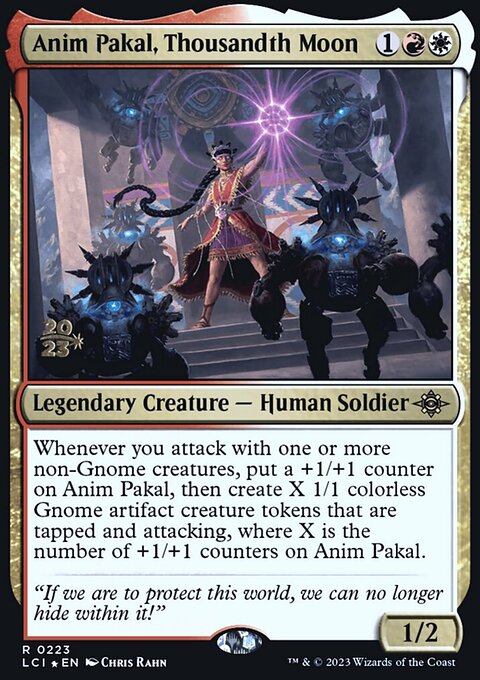 Anim Pakal, Thousandth Moon [The Lost Caverns of Ixalan Prerelease Cards]