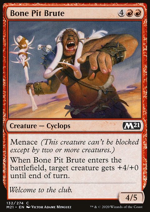Bone Pit Brute [Core Set 2021]