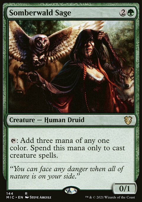 Somberwald Sage [Innistrad: Midnight Hunt Commander]