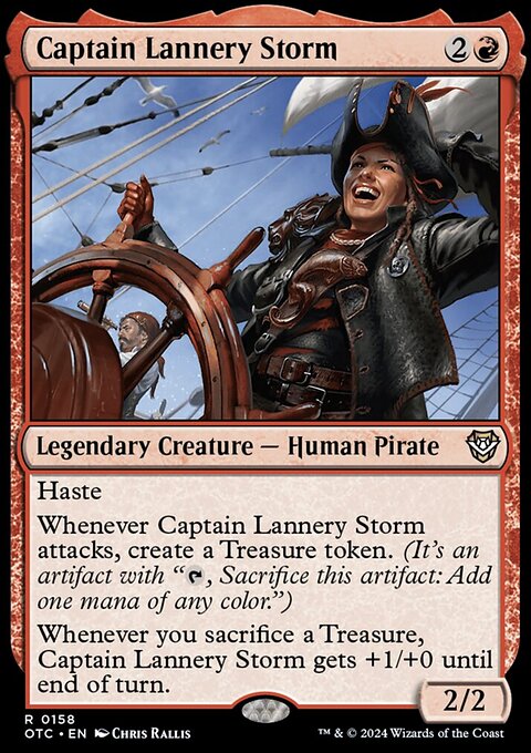 Captain Lannery Storm [Outlaws of Thunder Junction Commander]